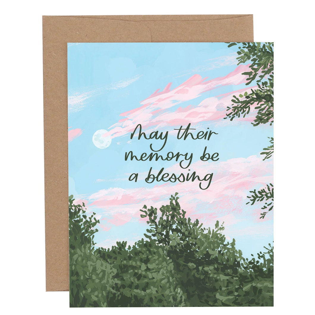 Aurora Moon Sympathy Greeting Card