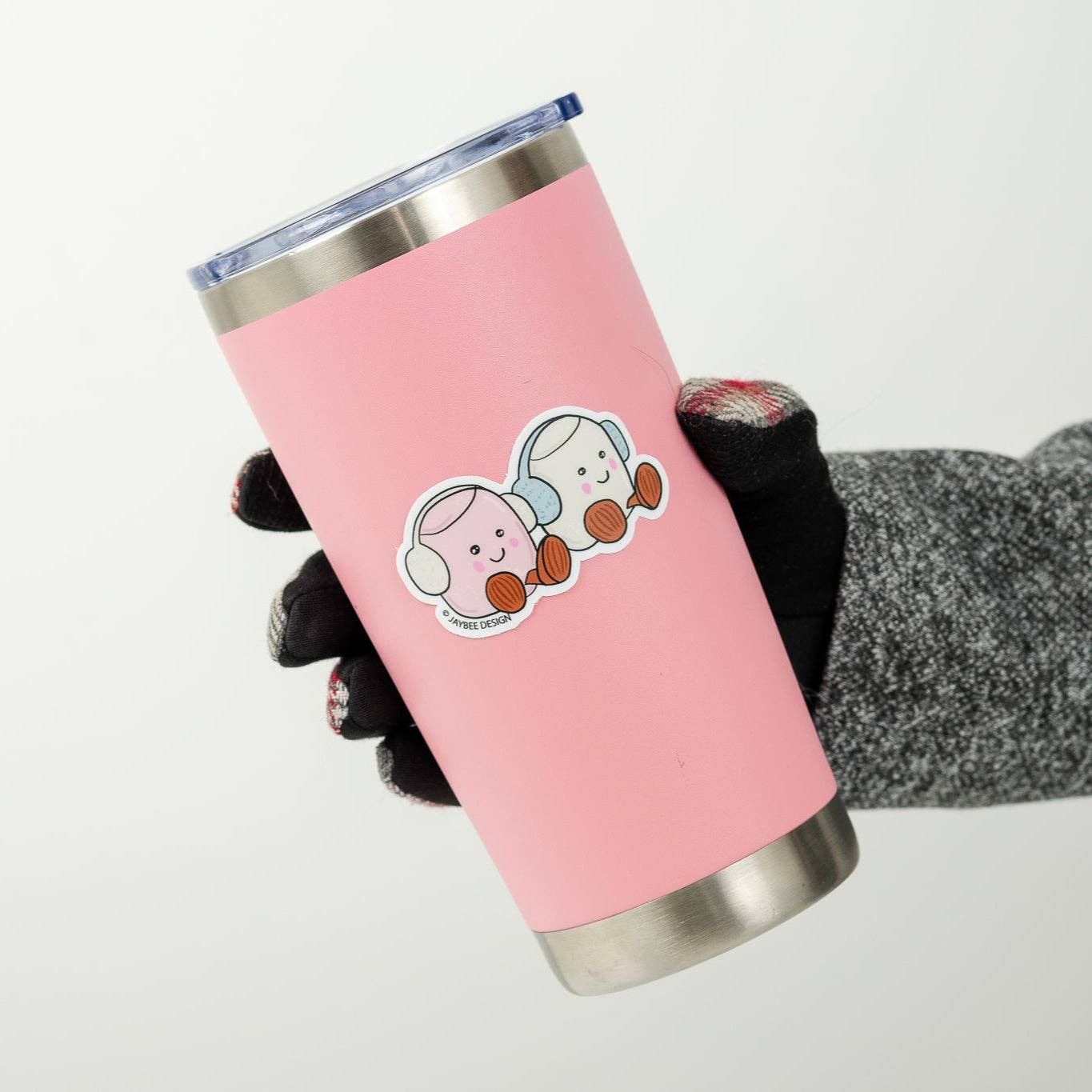 Christmas Marshmallows Vinyl Sticker