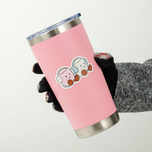 Christmas Marshmallows Vinyl Sticker