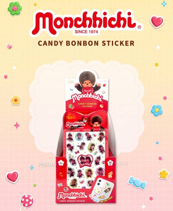 Limited Edition Monchhichi Candy Sticker Collection