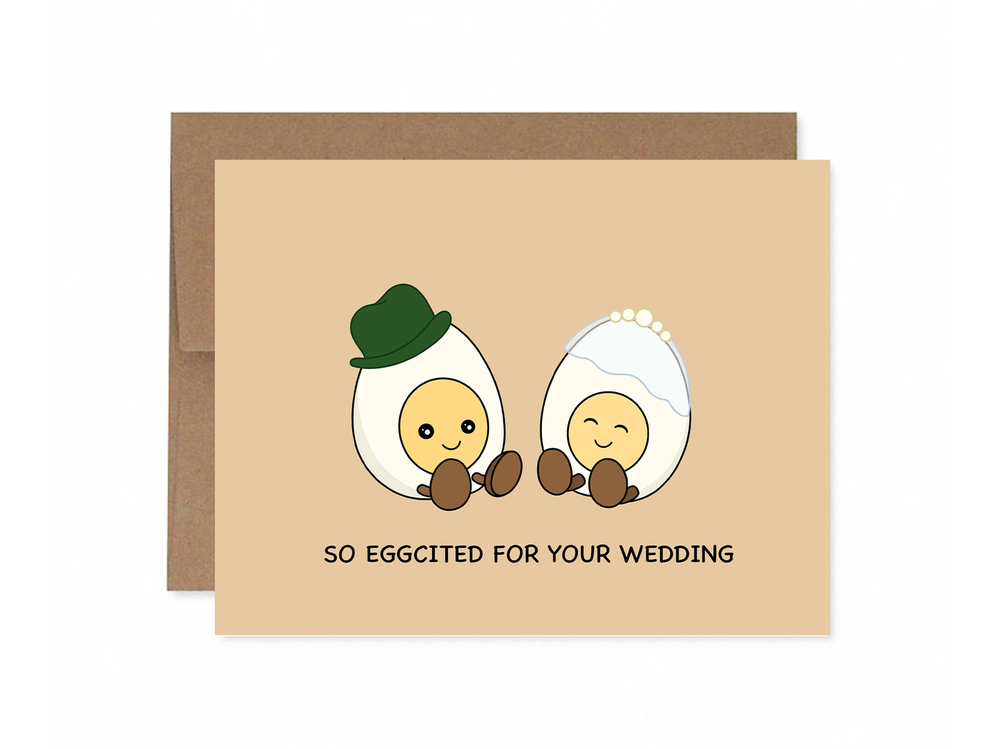 So Eggcited For Your Wedding | Greeting Card
