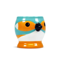 Load image into Gallery viewer, Ceramic Shaped Egg Cup Kingfisher Bird
