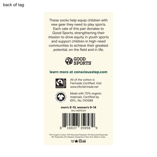 Socks that Support Youth Sports (Navy Golf Course)