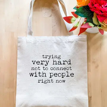 Trying Hard (Schitt'S Creek) Tote - Front & Company: Gift Store
