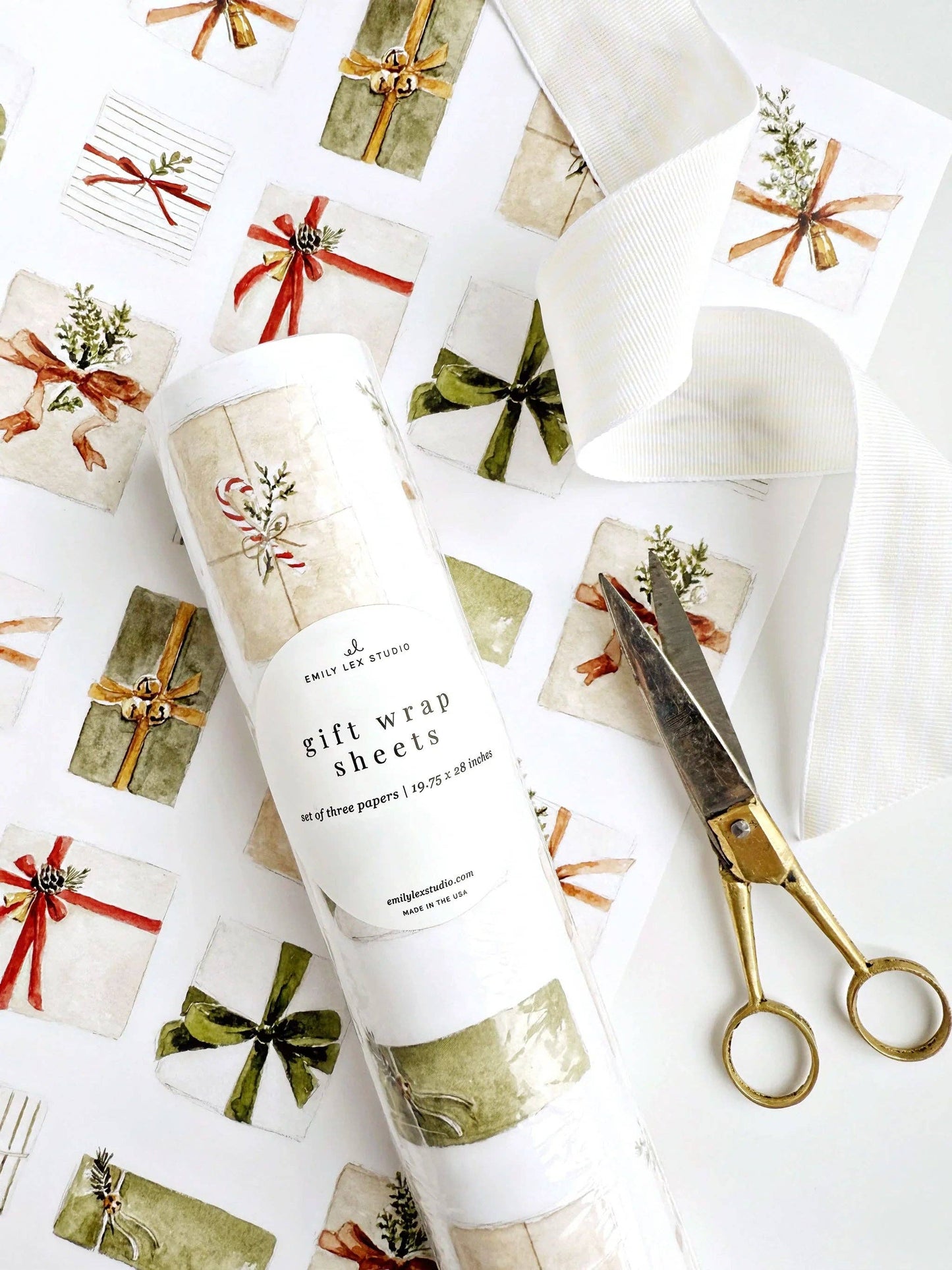 Christmas gifts gift wrapping paper