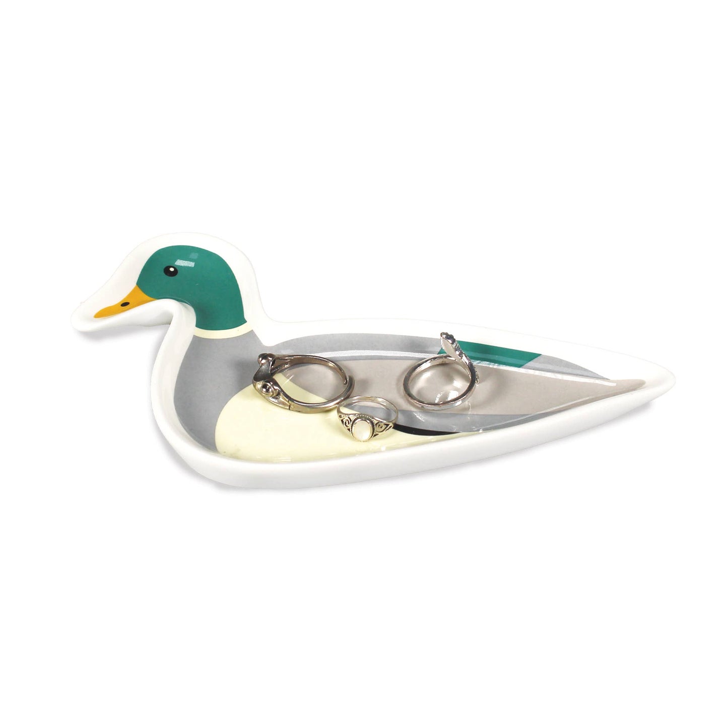 Shaped Trinket Dish (6.2") - Mallard