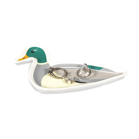 Shaped Trinket Dish (6.2") - Mallard