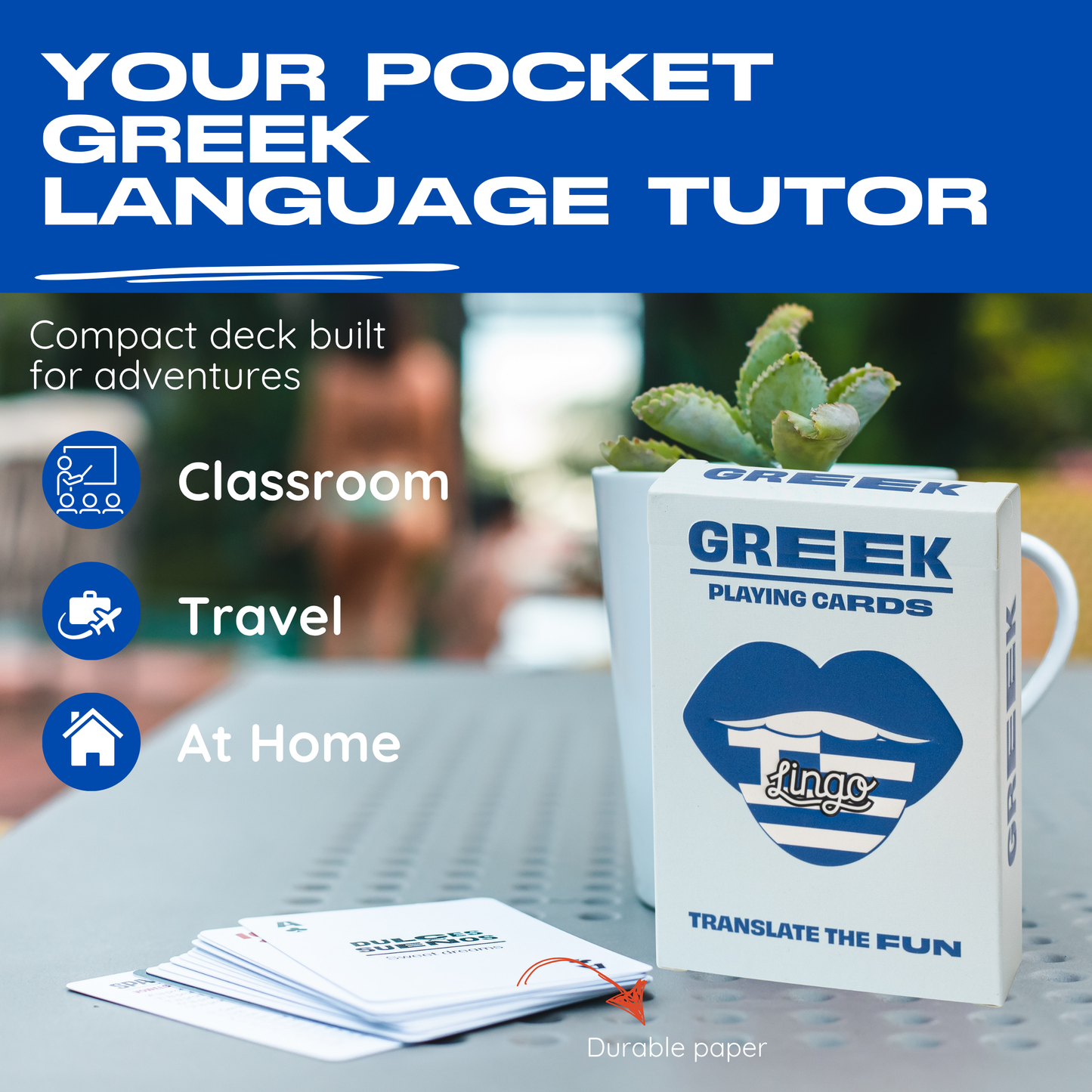 Greek Travel Playing Cards