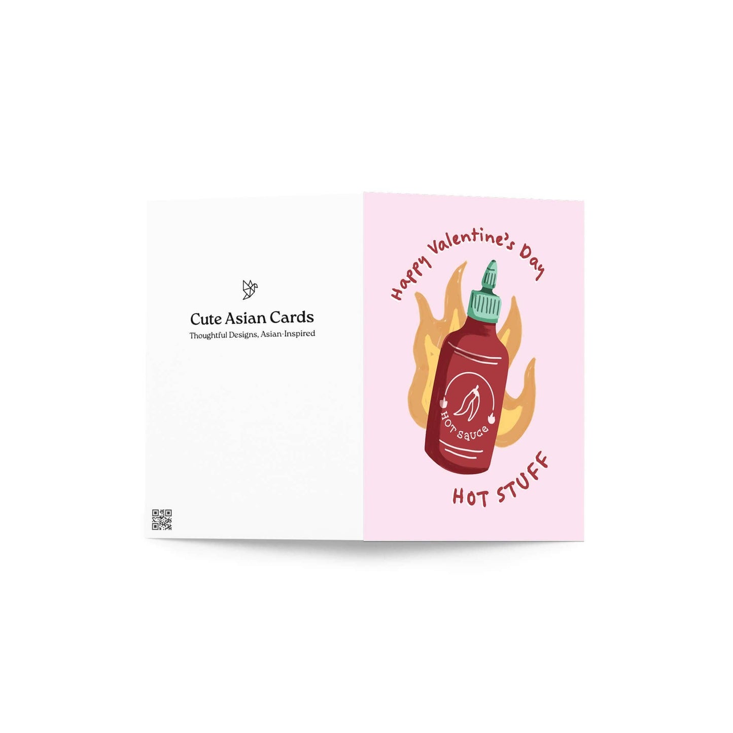 Hot Stuff Valentine's Day Card | Chili Sauce Love