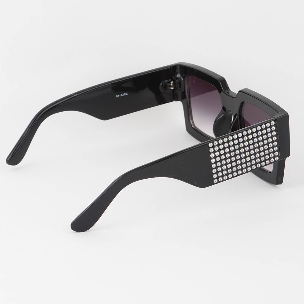 Multi Bejeweled Box Sunglasses