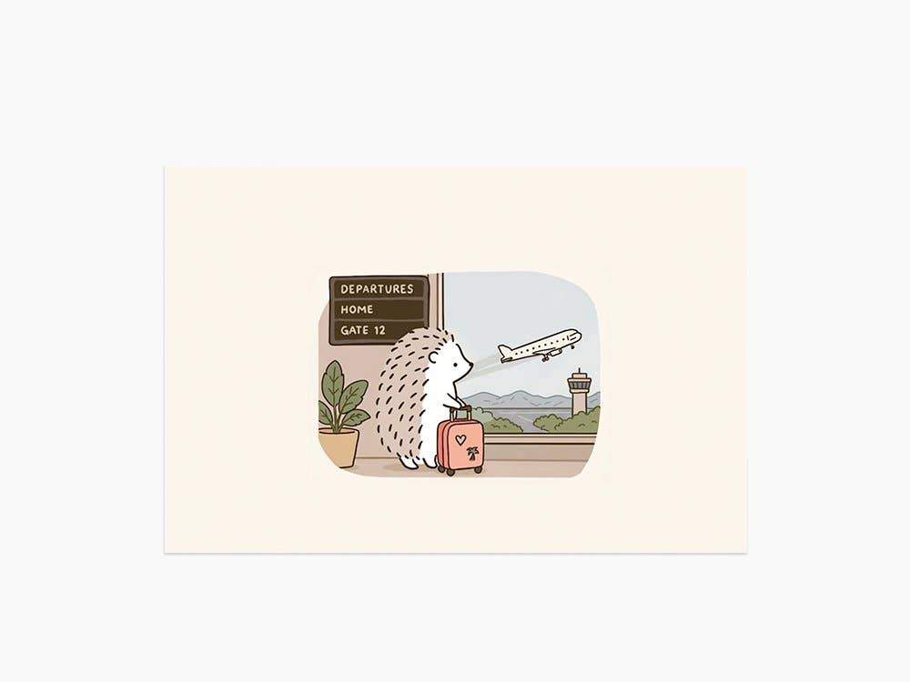 Goodbyes Are Hard Postcard
