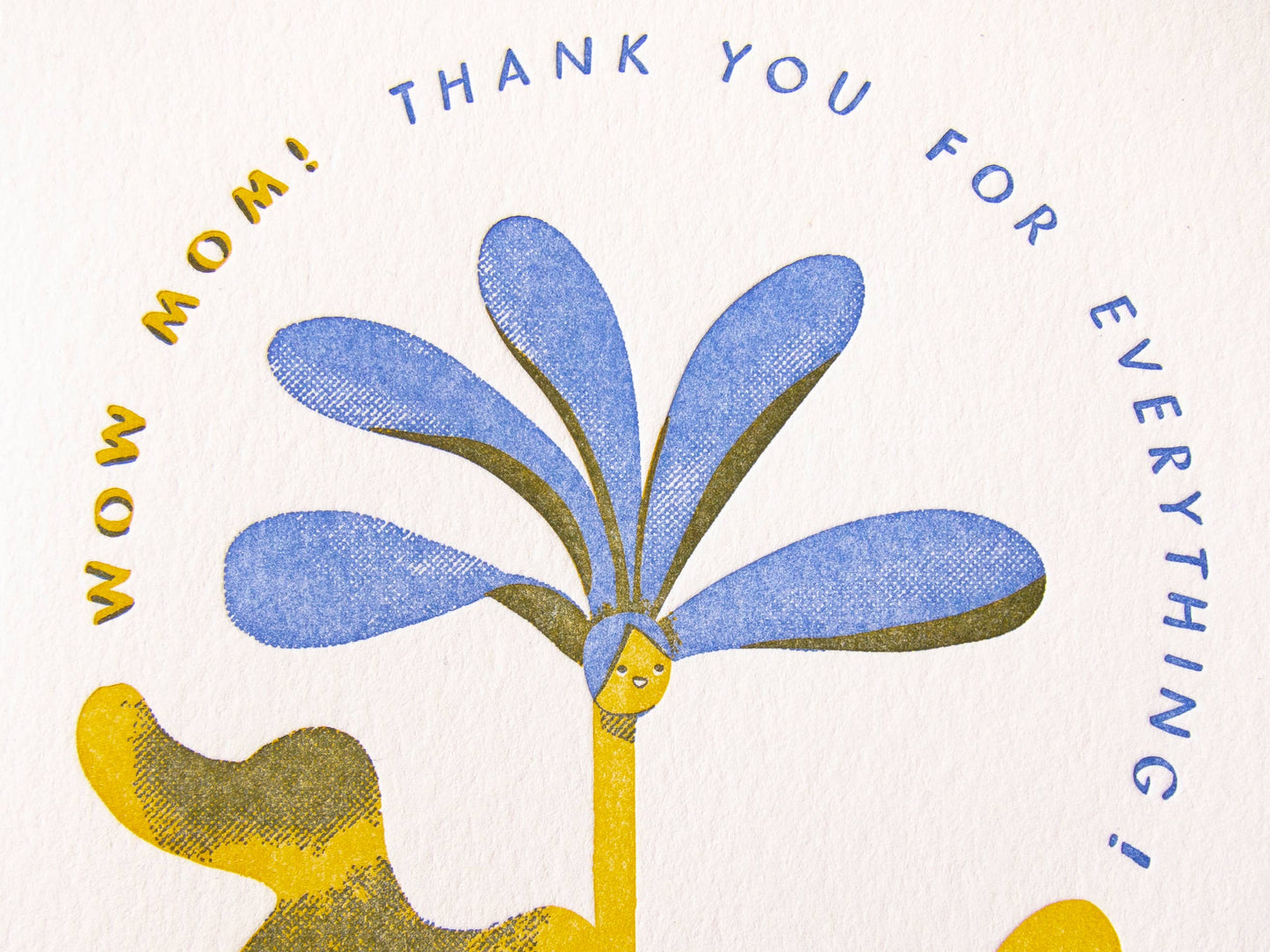 Wow Mom | Mother's Day | Letterpress Card