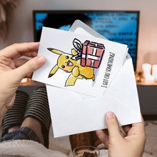 Load image into Gallery viewer, &quot;I Got Chu&quot; - Electric Mouse Gamer Birthday Card
