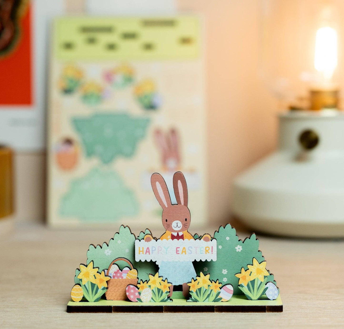 HAPPY EASTER BUNNY POP OUT CARD