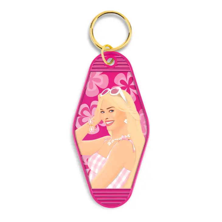 Barbie Motel Keychain