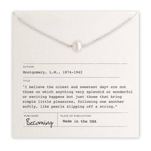 Load image into Gallery viewer, Simple Pleasures Pearl Necklace
