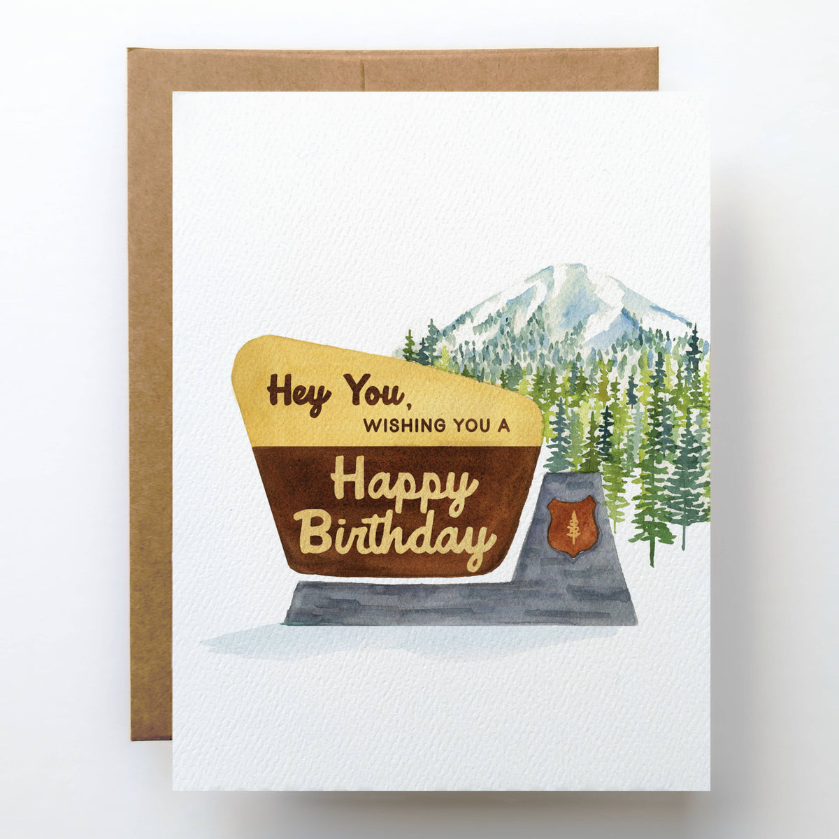 National Park Birthday Card | Hey You! Outdoorsy Design