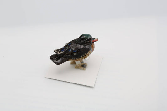 Bob wood Duck Porcelain Miniature