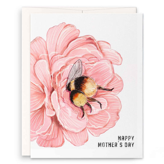Mom Bee Flower - Funny Mother's Day Card