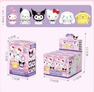 Sanrio Face off Collectable blind Random Figure BOX