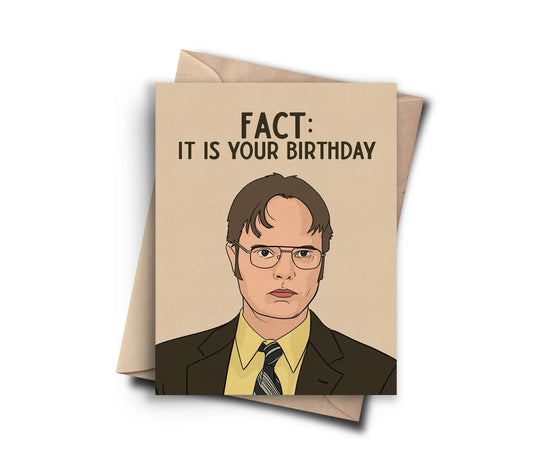 Funny Pop Culture Office Birthday Card