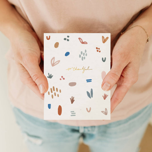 Thankful Little Bits Card | Boxed Set of 6