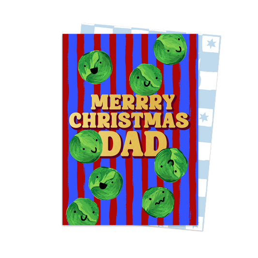 Merry Christmas Dad Sprouts Card
