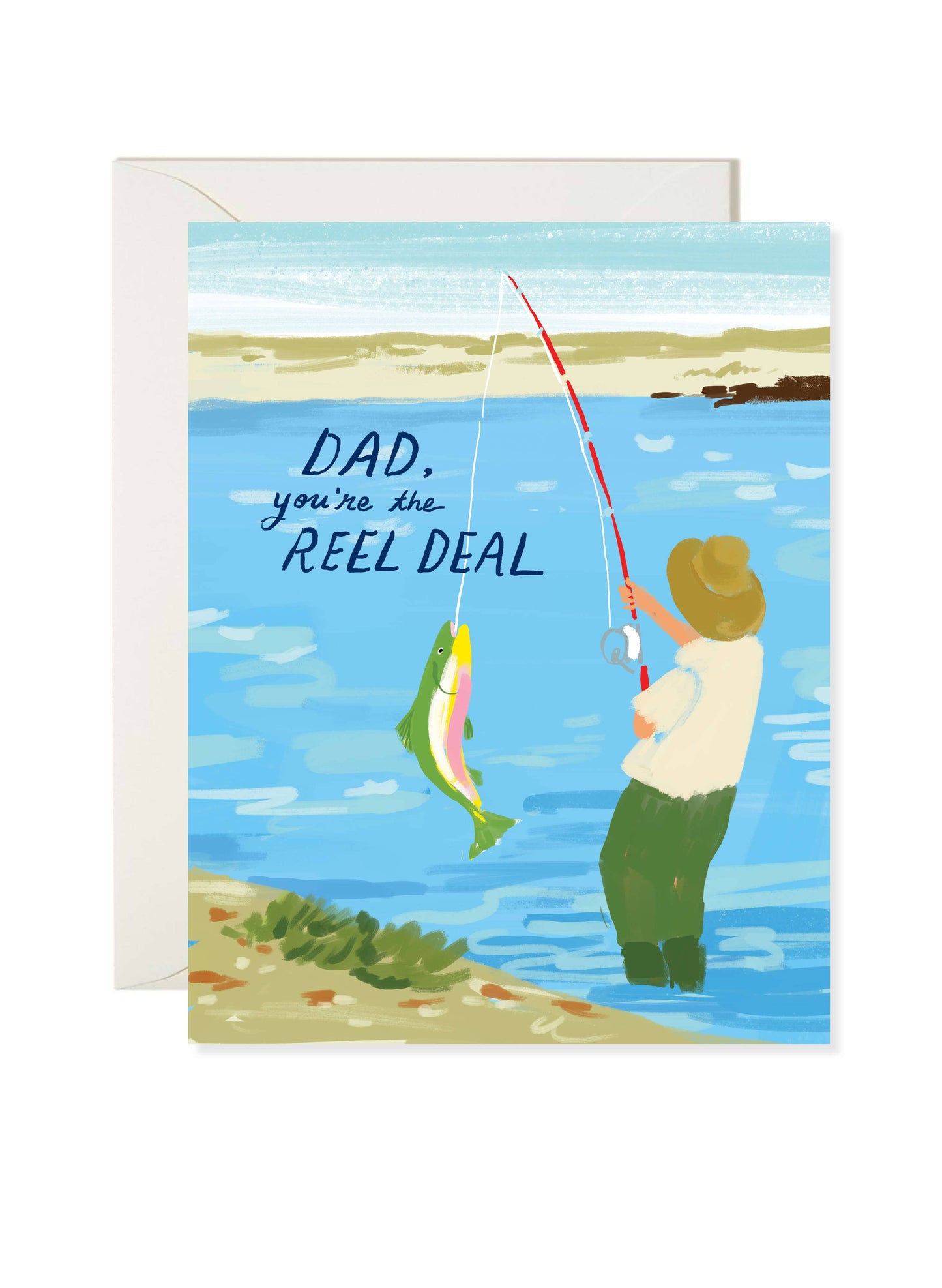 Reel Deal Dad Card – Fishing Dad Father’s Day Card