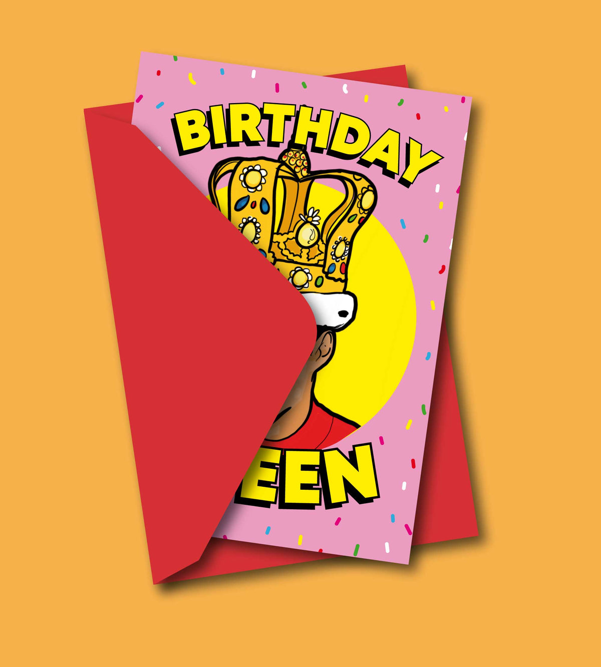 Birthday Queen Happy Birthday Greeting Card