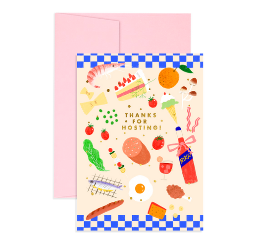 HOST WITH THE MOST - Notecard Single
