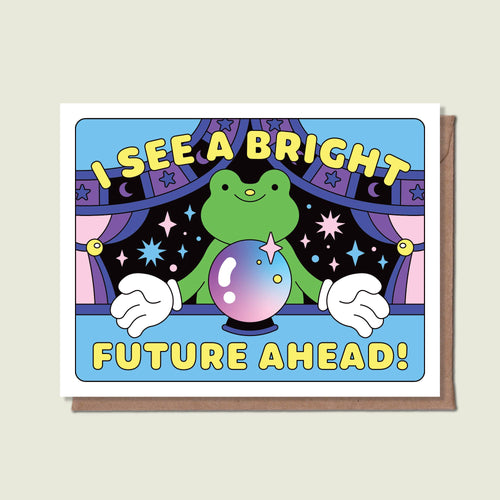 I See A Bright Future Ahead Greeting Card - Front & Company: Gift Store