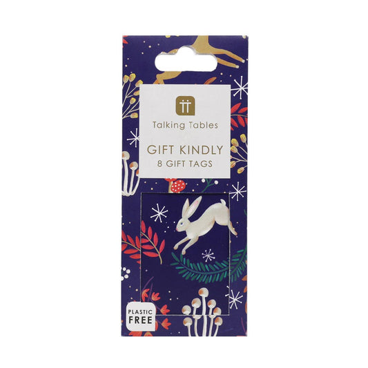 Twilight Blue Christmas Gift Tags | 8 Pack | Xmas |