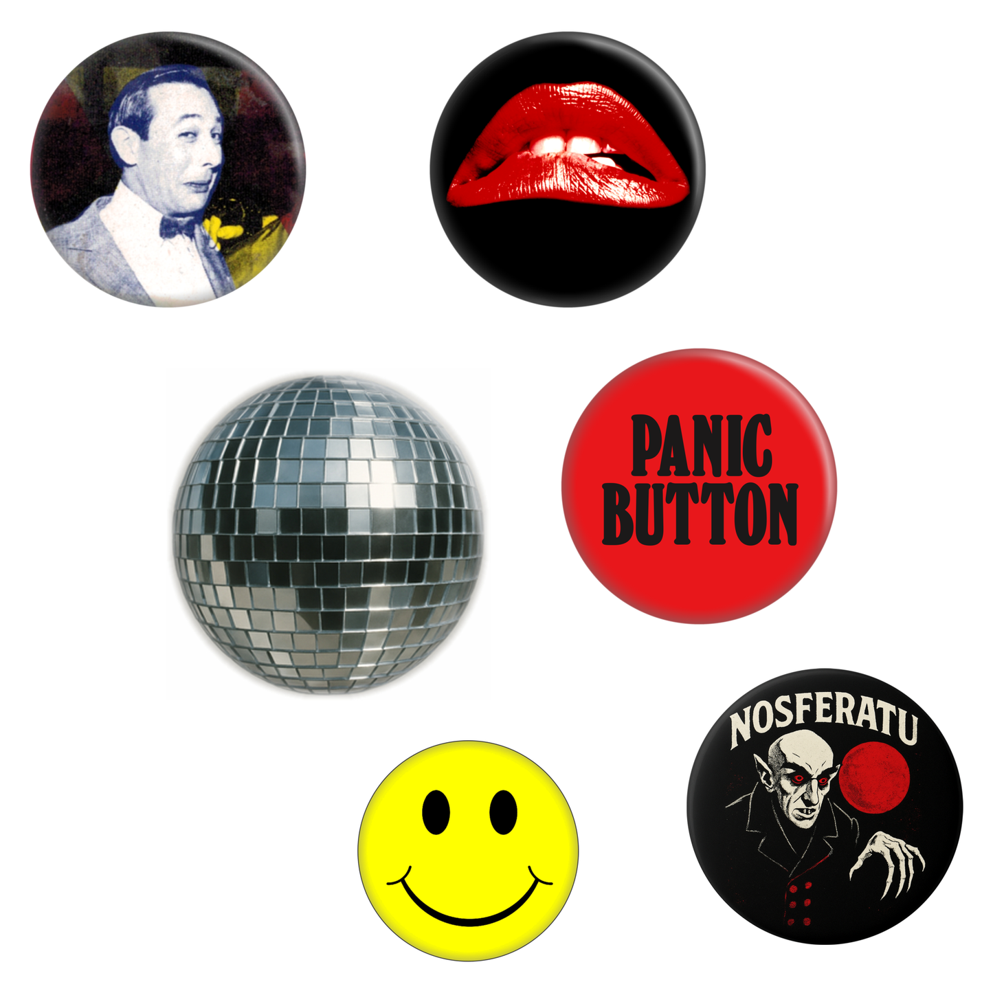 Funny Buttons Mix Humor Novelty Pop Culture