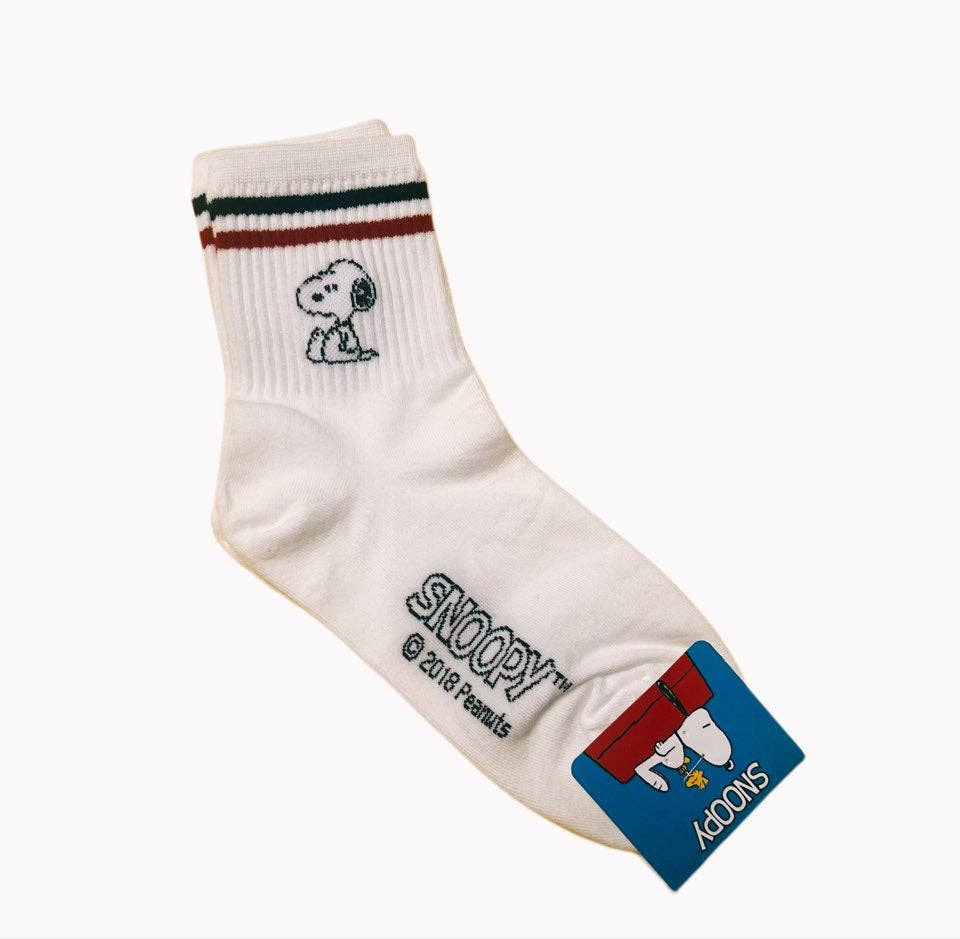 Peanuts Snoopy & Charlie Brown daily Crew Ankle Sock