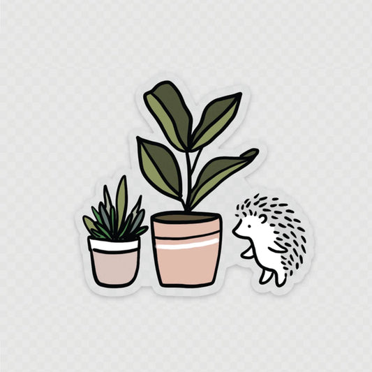 Transparent Plant Lover Sticker