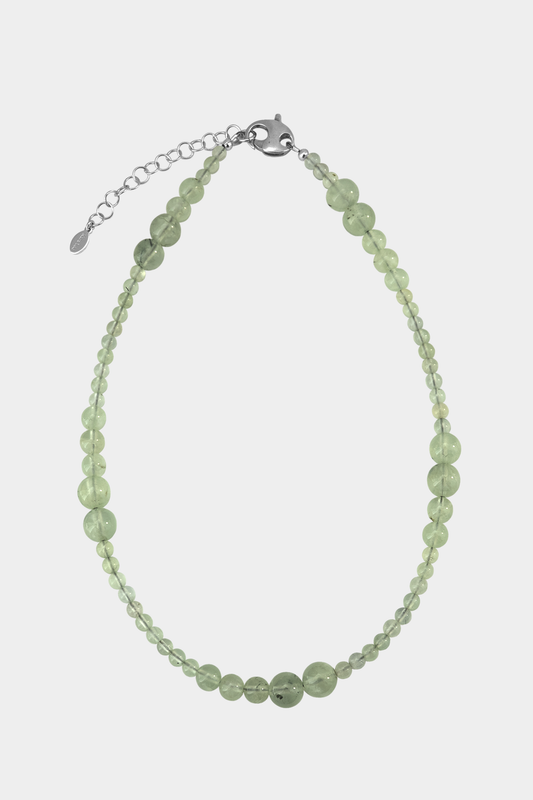 Avery Necklace - Prehnite
