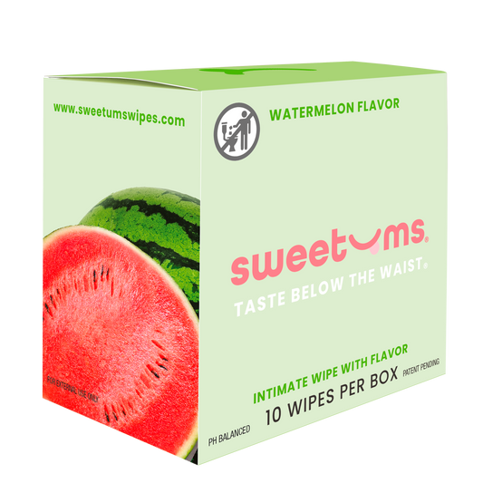 Watermelon Flavored Intimate Wipes Vegan Wellness Self Care