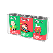 Load image into Gallery viewer, Peanuts Christmas Cocoa Gift 2.5oz Oval Tin Assorted
