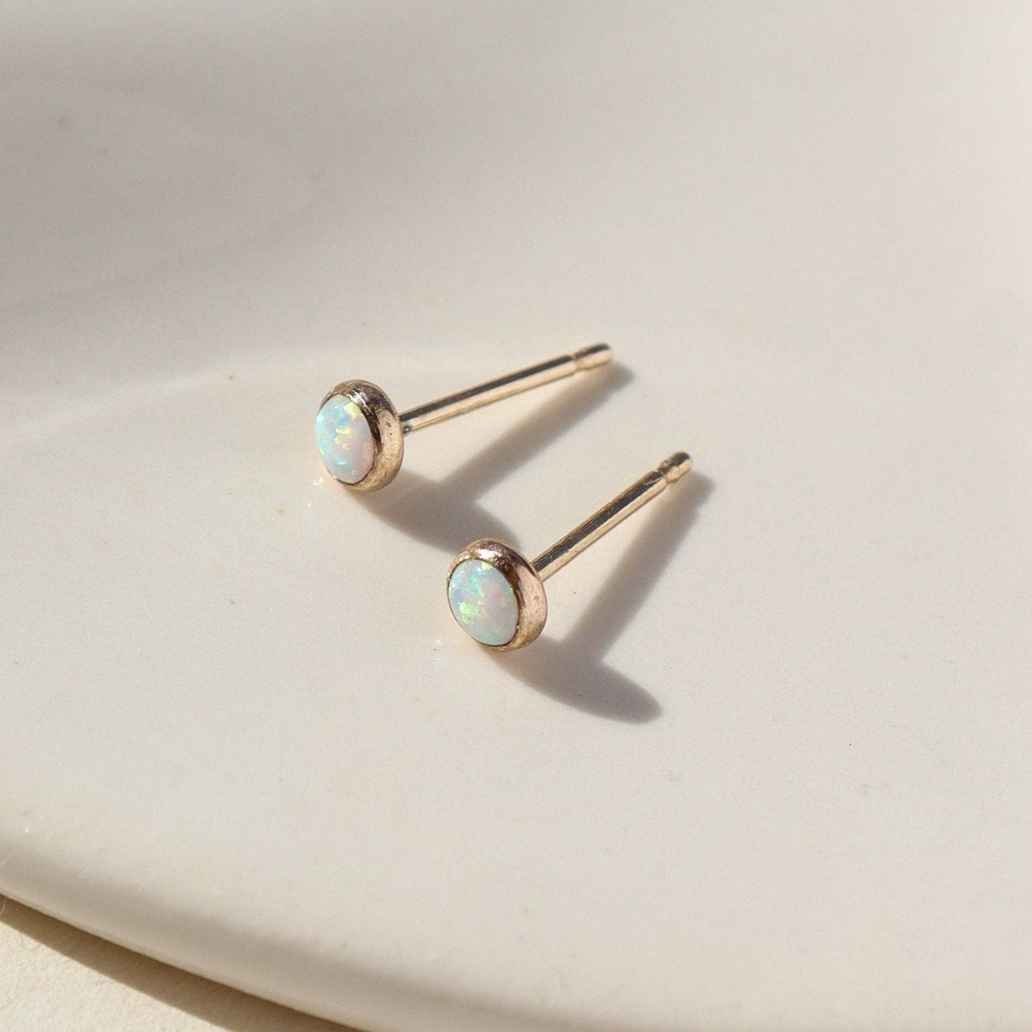 Petite Opal Studs