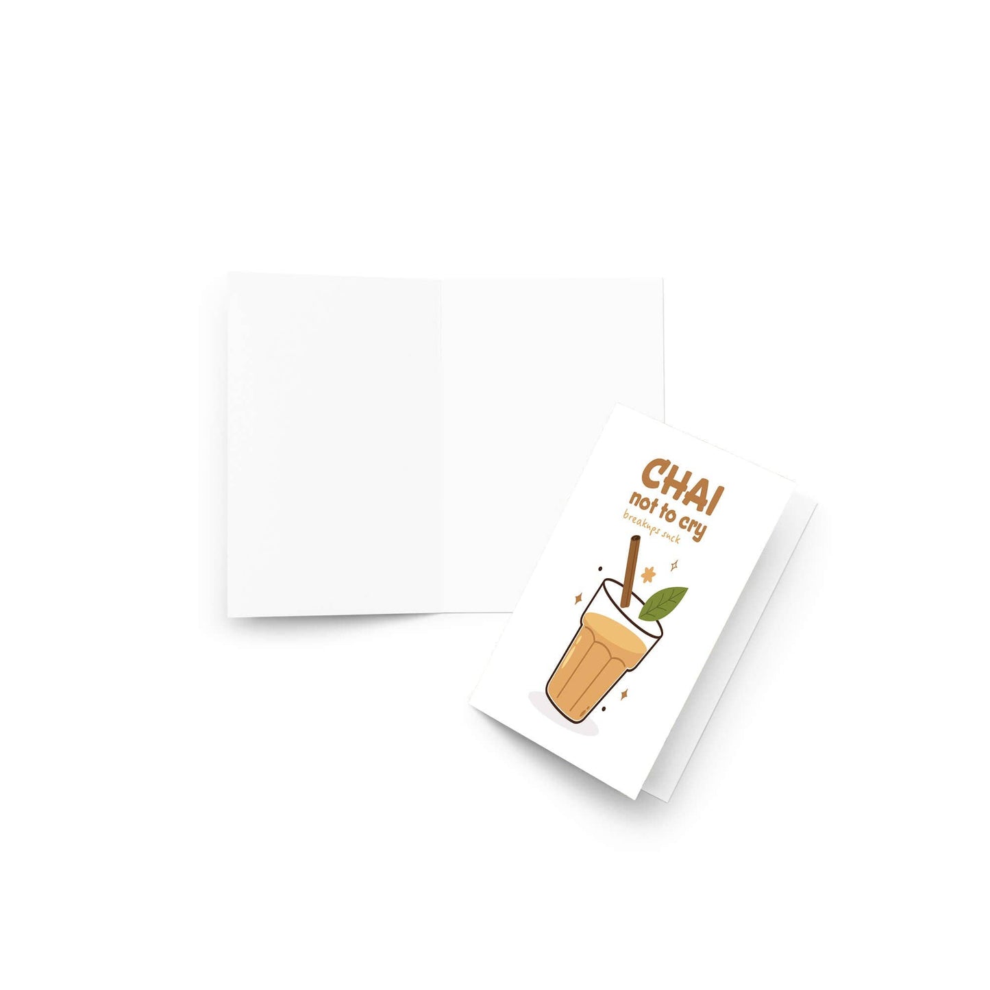 Chai Funny Divorce Cards | Indian Tea Cry Break Up Friends Greetings