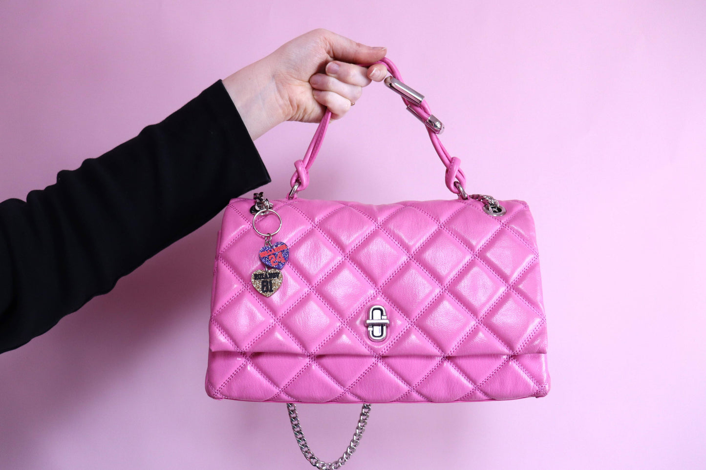 Heated Rivalry Heart Bag Charm