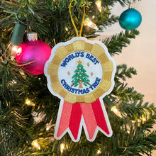 Load image into Gallery viewer, Embroidered Ornament Xmas Tree Award Ornament
