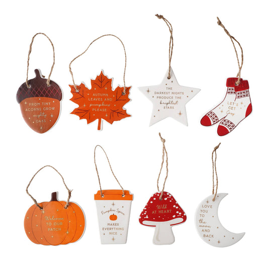 Snuggle Season  Ceramic Hanger