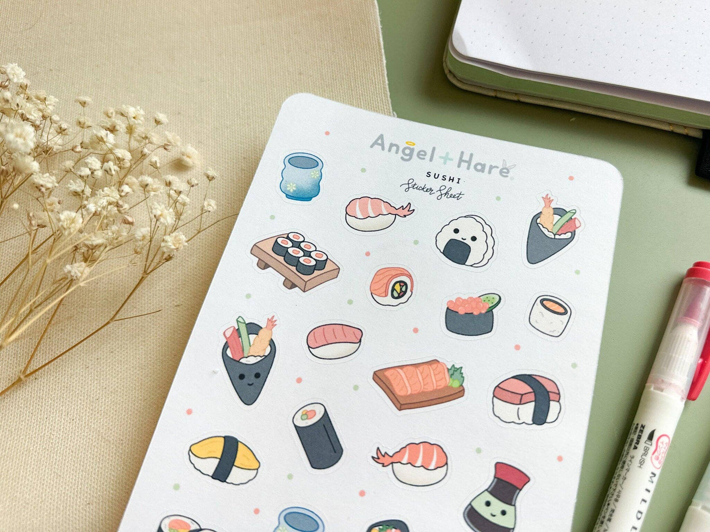 Sushi Sticker Sheet
