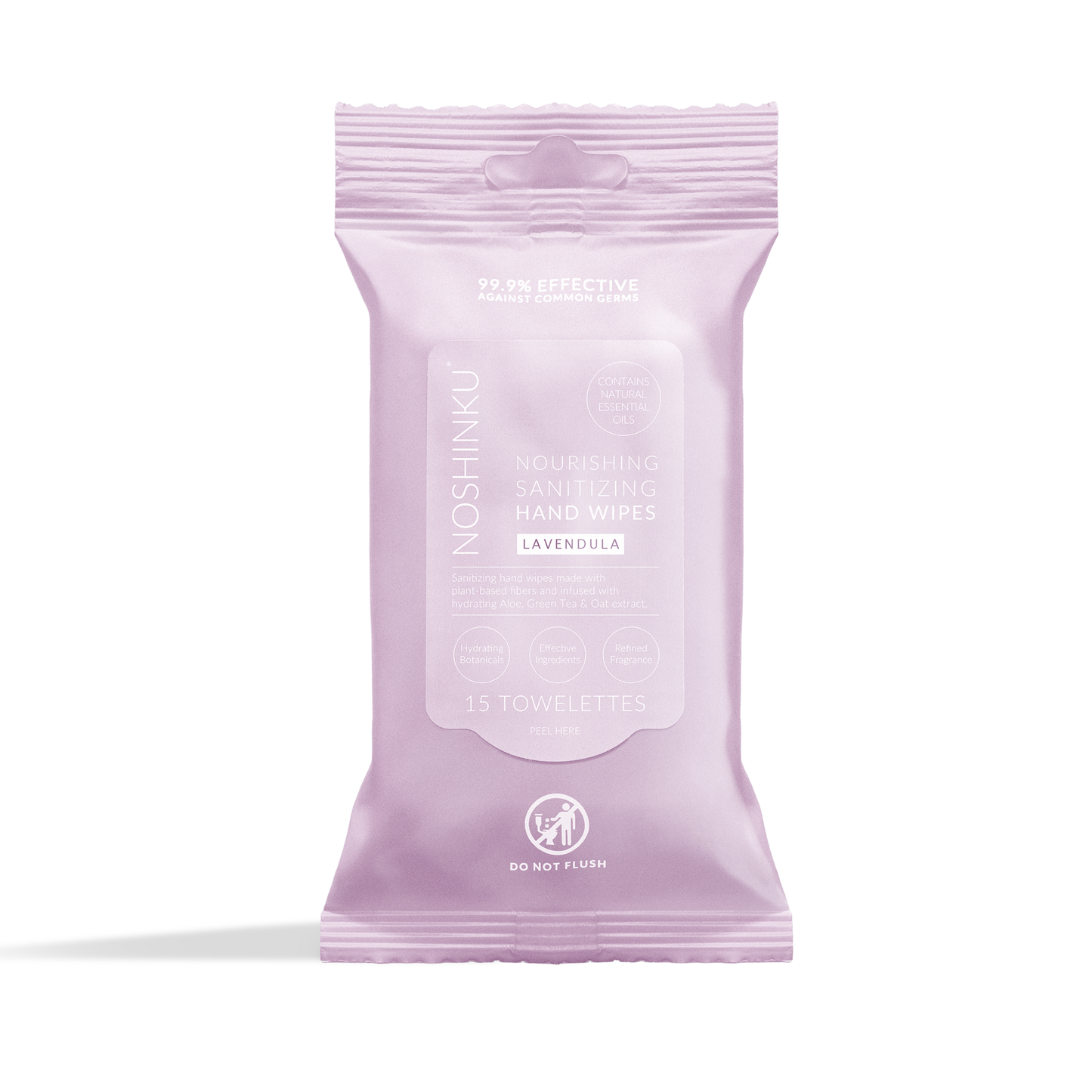 Lavender Nourishing Hand Sanitizing Travel Wipes