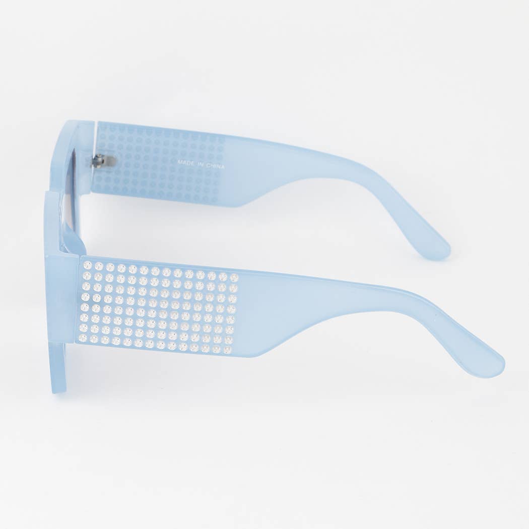 Multi Bejeweled Box Sunglasses
