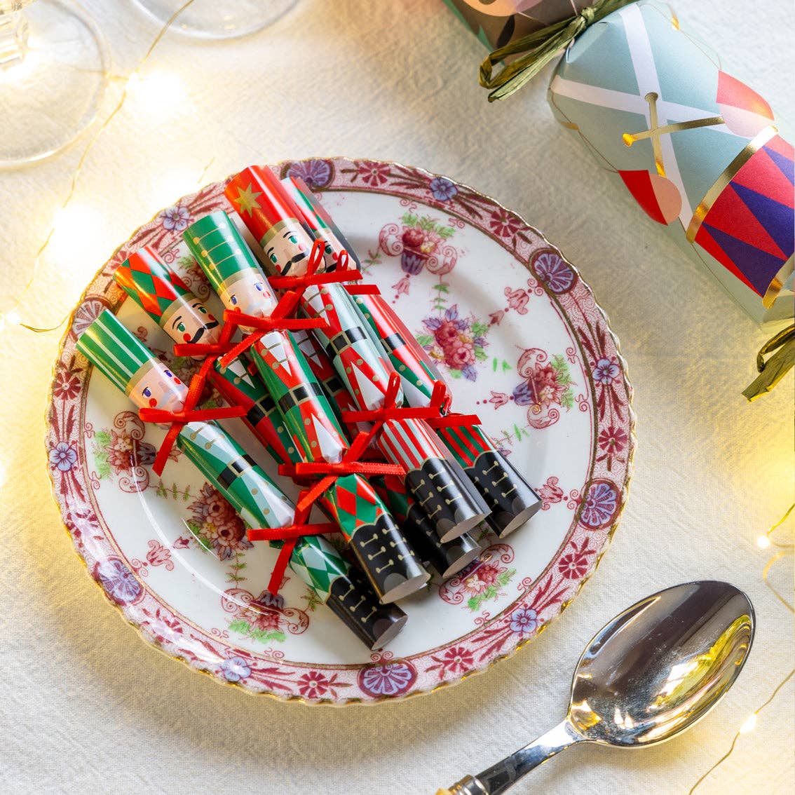 Nutcracker Christmas Saucer Crackers