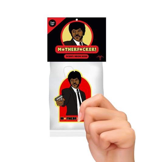 M*therf*cker! Funny 90s Action Movie Car Air Freshener