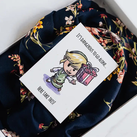 "Here Take This" - Zelda Birthday, Valentine, Christmas Card