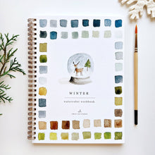 Load image into Gallery viewer, Winter watercolor workbook
